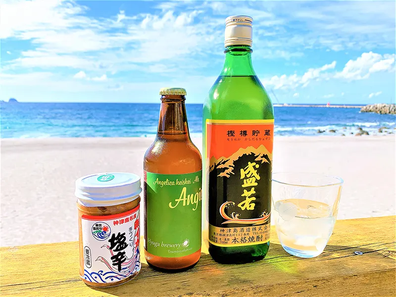 島ぽちの商品「神津島の酒飲みセット」