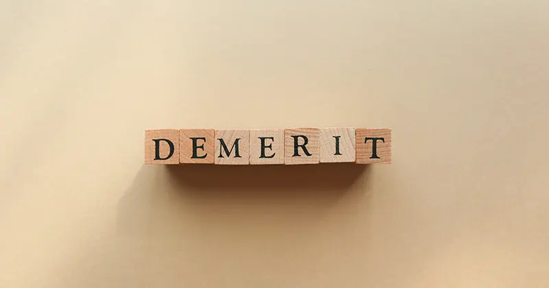 demerit